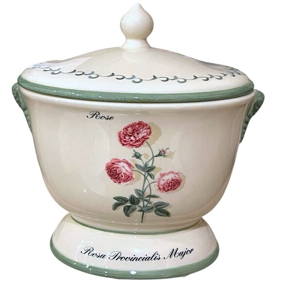 Waverly Covered Container Or Decorative Planter - Picture 3 of 15